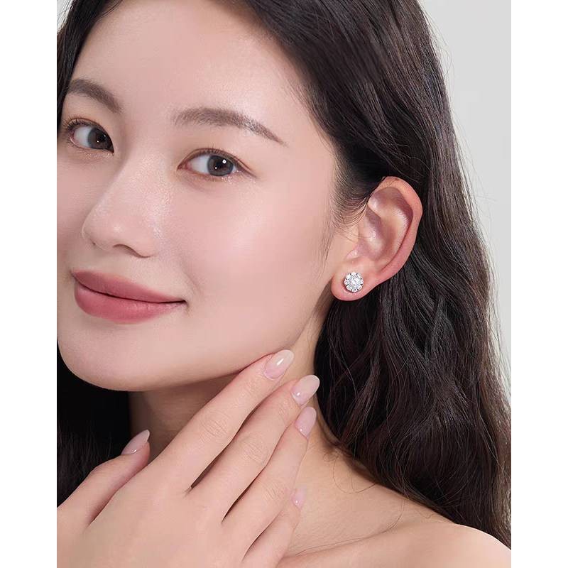 LULU Riva Silver925 needle (LB-006) ต่างหู ก้านเงิน(S925)