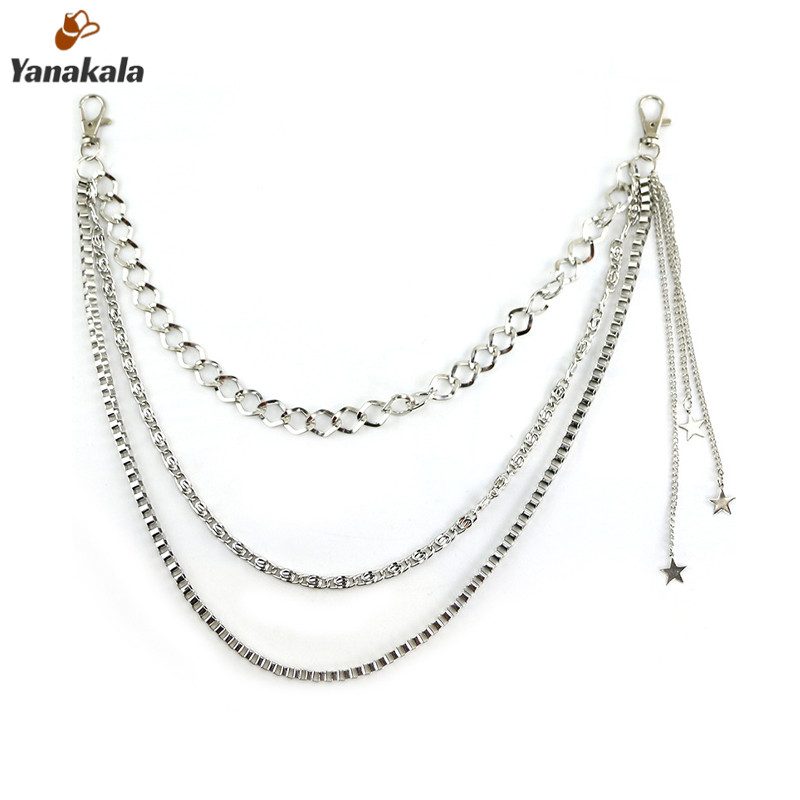 ส่งเร็ว🚚สร้อยคาดเอว สไตล์เกาหลี ผู้หญิง รูปดาวห้าแฉกสร้อยเอวสองชั้นอินเทรนด์อุปกรณ์เสริมไม่ซีดจาง-Yanakala - รูปที่ 6