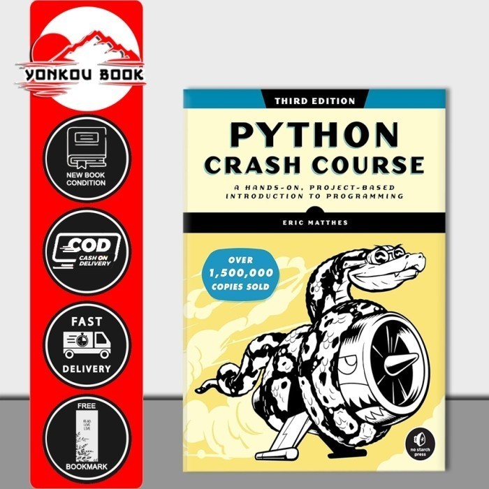 Python Crash Course ฉบับ 3: A Hands-On บทนําในโครงการเพื่อการเขียนโปรแกรมโดย Eric Matthes