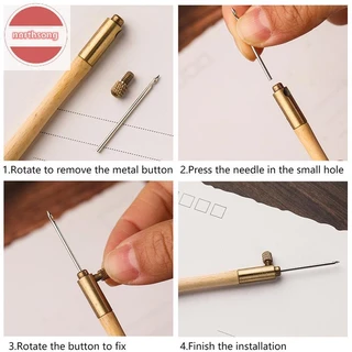 NOR 1 ชุดเย็บปักถักร้อยฝรั่งเศสโครเชต์ DIY มือ cross cotto โครเชต์ 3 เข็ม TH
