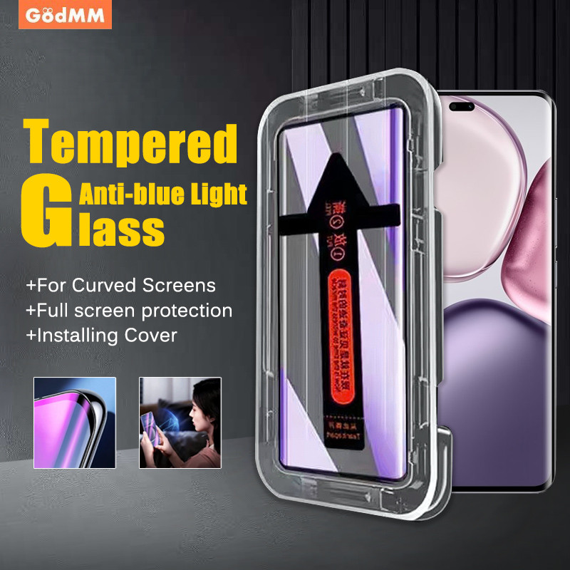 สําหรับ Honor X9C Full Coverage Anti Bluelight กระจกนิรภัยสําหรับ Honor X9C X9B X9A X50 Pro GT X40 5