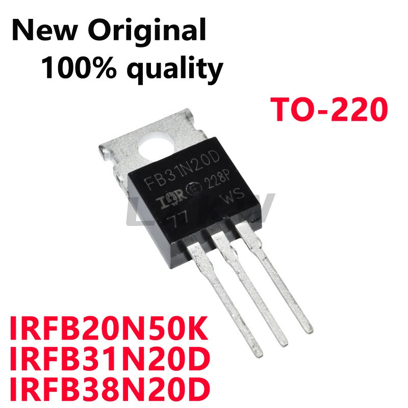 1-5PCS IRFB20N50K FB20N50K IRFB31N20D FB31N20D IRFB38N20D FB38N20D TO-220 Field-effect ทรานซิสเตอร์