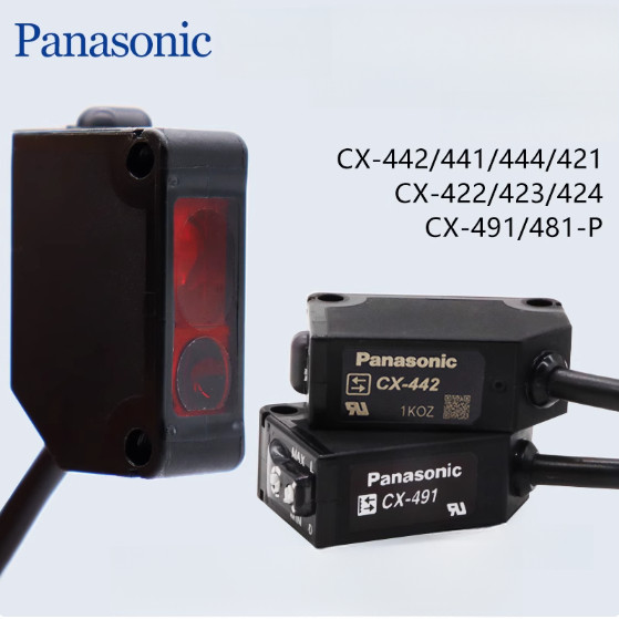 Panasonic โฟโตอิเล็กทริคสวิตช์เซ็นเซอร์กระจาย Reflection CX-442-44-421-422-423-424-425-443-P CX-411-