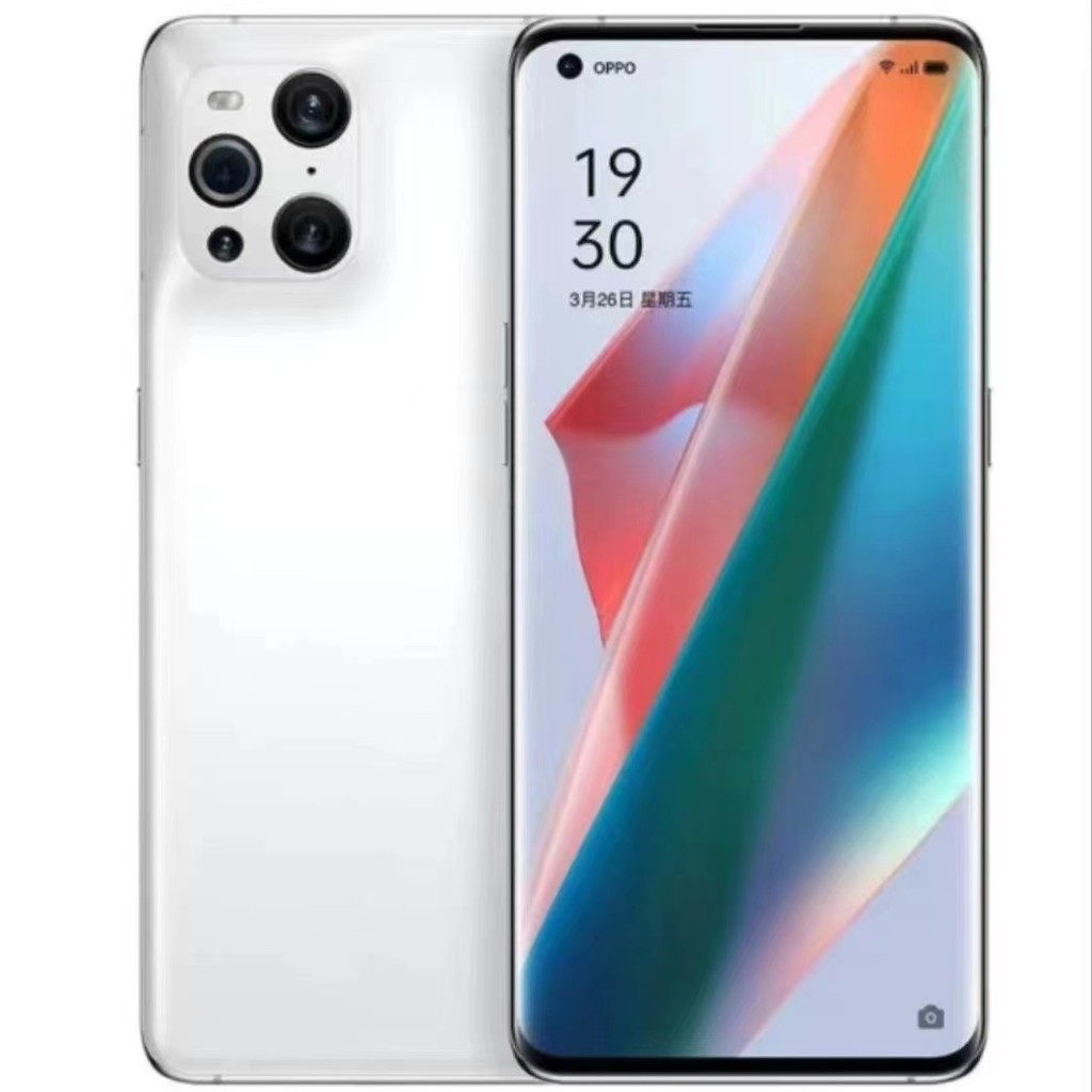 [มือที่สอง] OPPOFindX3 Snapdragon 5G หน้าสมาร์ทโฟนปลดล็อคปุ่มเดียว 256