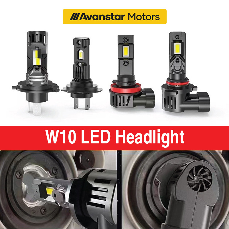 2PCS รถ LED ไฟหน้า Foglight 60W 12000LM Hi/Lo Beam Lampu Depan Kereta H1 H4 H7 H8/H11 HB3/9005 HB4/9