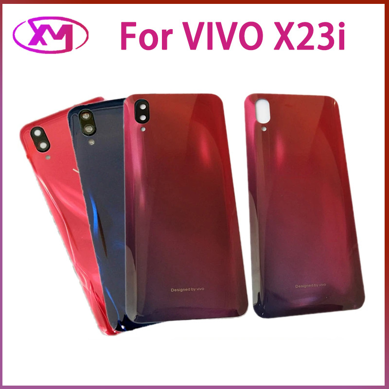 สําหรับ VIVO X23 หรือ X23i V1809A V1816A V1809T ฝาครอบแบตเตอรี่กระจกด้านหลังประตูด้านหลังเปลี่ยน