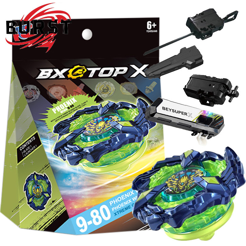 Bey X BX-00 BX-23 Phoenix Wing Bey พร้อม Launcher ชุดแฮนด์ Led สําหรับ Bey Burst ของเล่นเด็กสําหรับเด็กของขวัญวันเกิดเด็ก