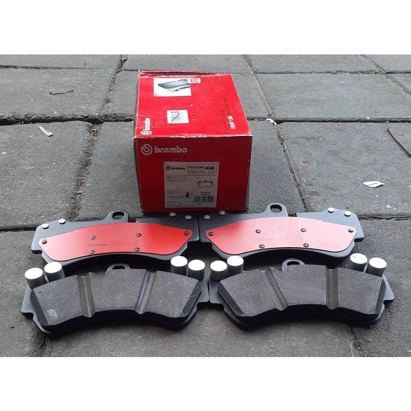 ผ้าเบรคหน้าPorsche cayeene 17z brembo ceramic