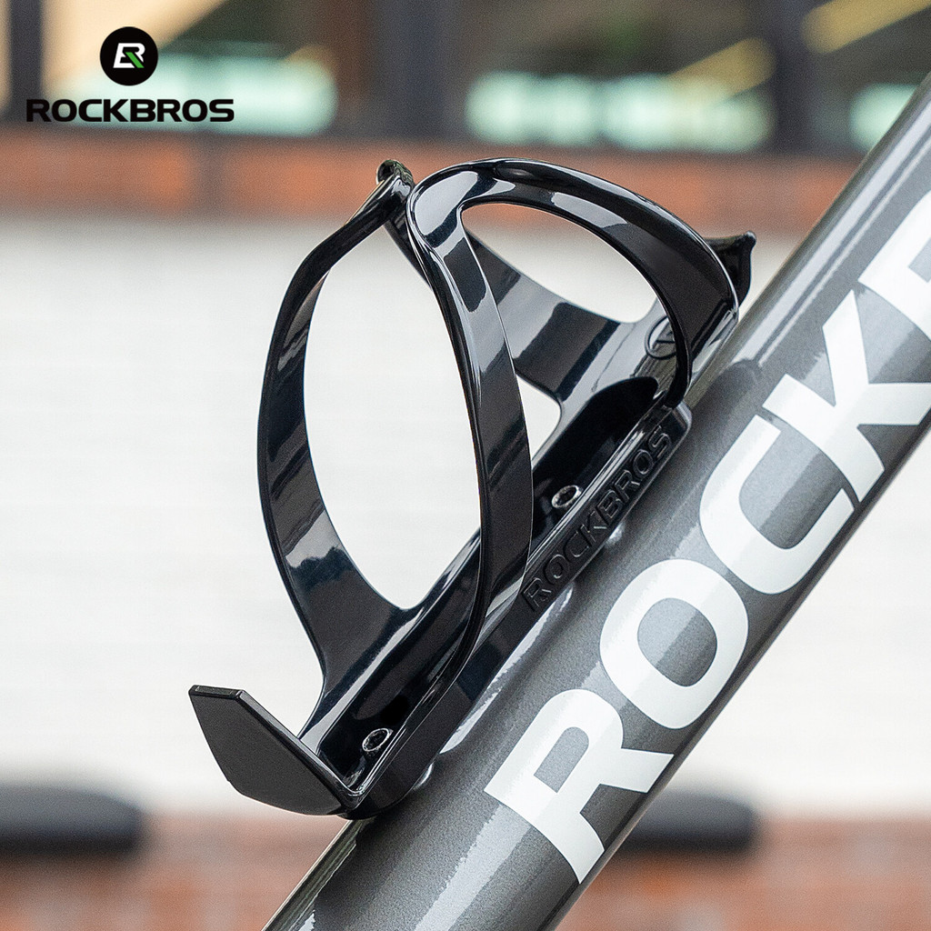 กรงขวดจักรยานROCKBROS พีซีความเหนียวสูง น้ําหนักเบา ทนทาน ติดตั้งง่าย ใช้ได้กับเสือภูเขา จักรยานถนน และจักรยานพับ