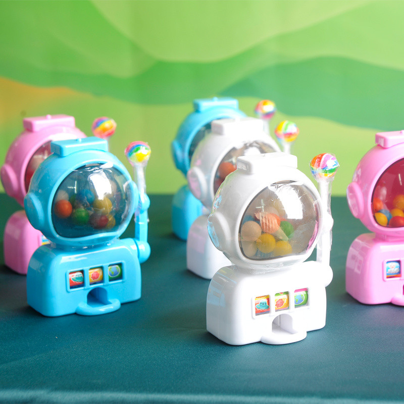 Lucky Lottery Machine Candy Machine เครื่องลูกอมสนุกของเล่นเด็กของขวัญ Stall Skittles Lollipops ของว