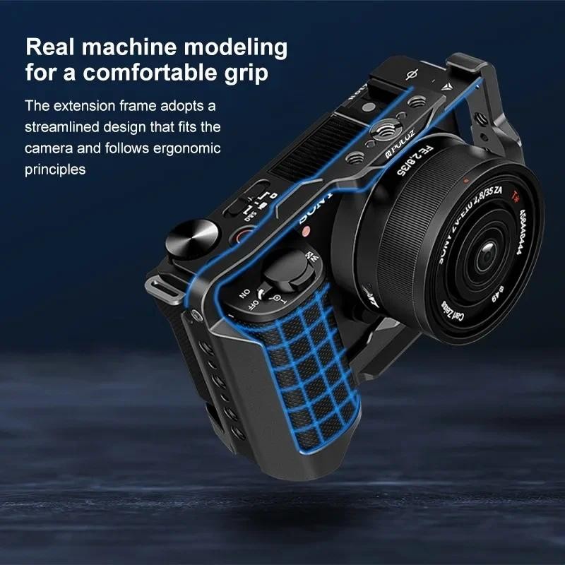 กรงกล้องโลหะ Stabilizer Rig สําหรับ Sony ZV-E10 II / ZV-E10M2 อุปกรณ์เสริมสําหรับกล้อง
