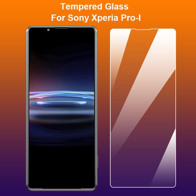 เข้ากันได้กับ Sony Xperia Pro-I 6.5 "กระจกนิรภัยใส 9H 2.5D พรีเมี่ยมป้องกันหน้าจอฟิล์มป้องกันการระเบิด Toughened Guard