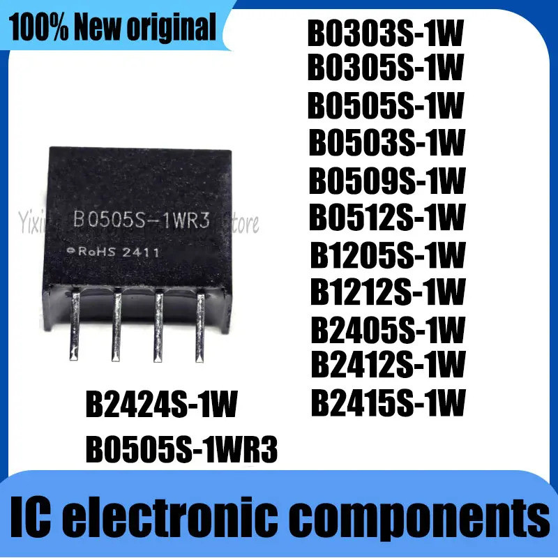 1-5PCS B2424S-1W B2415S-1W B0505S-1WR3 B0505S-1W B0503S-1W B0509S-1W B2405S-1W B1212S-1W B030W B12S-