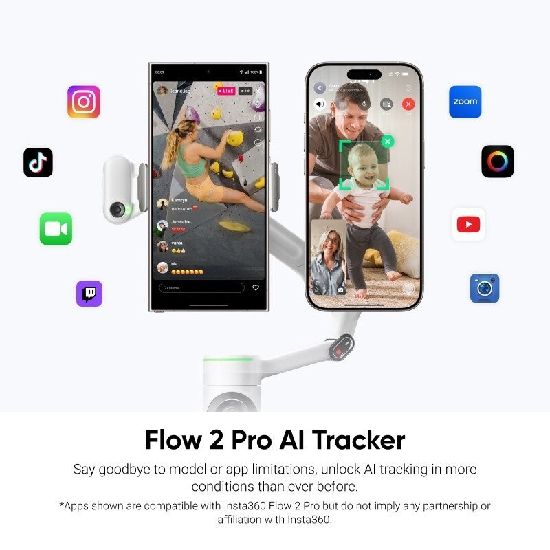 Insta 360 Flow 2 Pro AI Tracker