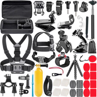 ชุดอุปกรณ์เสริมกล้องกีฬา 63 in 1 สำหรับ Gopro Xiaoyi Mountain Dog Lingmo insta360 thumbnail 8