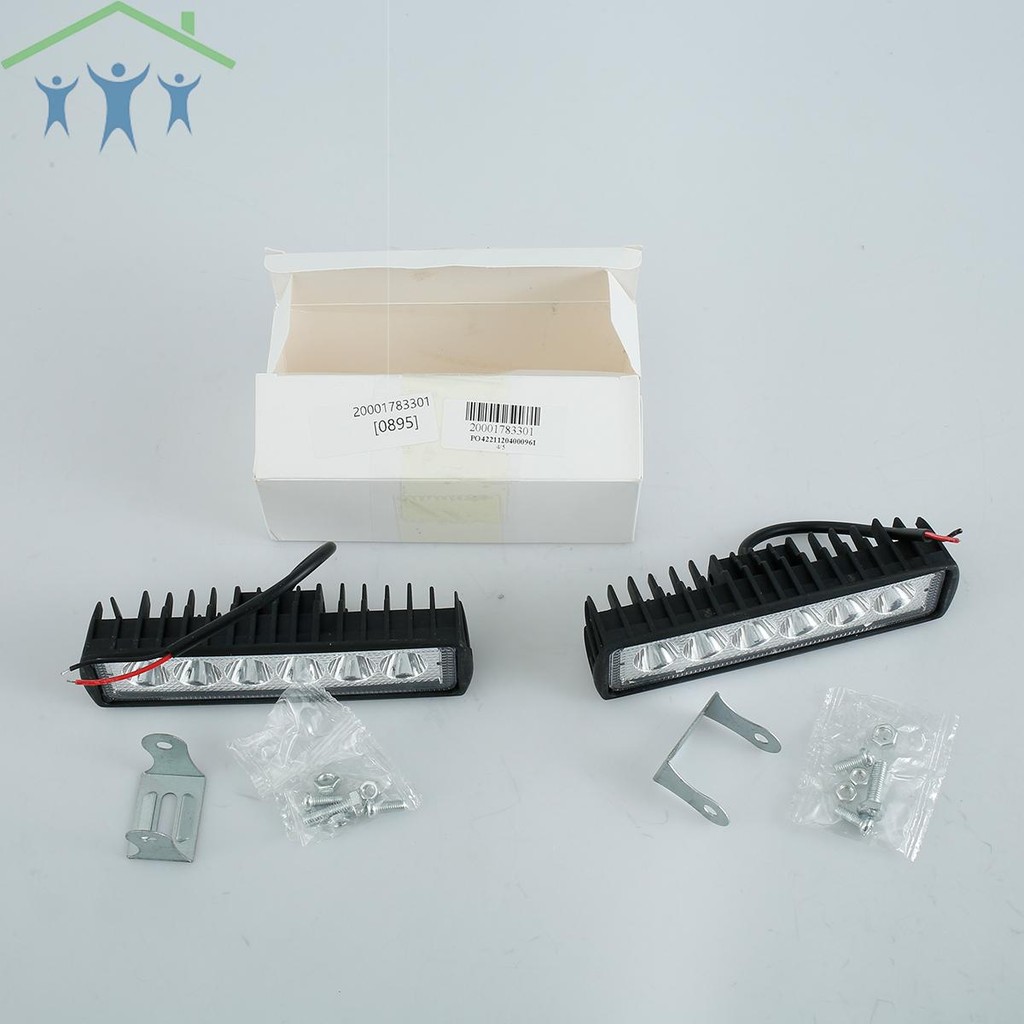 1/2Pcs 12V 18W 6000K รถ LED ทํางาน Super Bright IP67 กันน้ํา Spotlight Auto Off Road ขับรถโคมไฟ SHOP