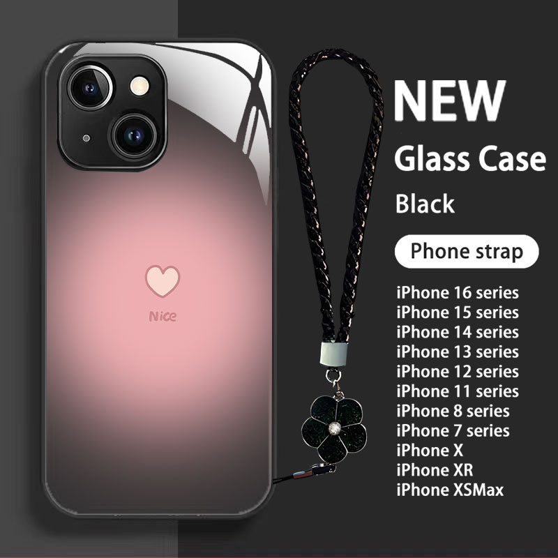 เคส iphone 11/12promax/13/14plus/15/6/7/8/plus/pro/max/pro max/X/XR/XSMax,สายโทรศัพท์,เคสโทรศัพท์,Gift,Dyeing Love Pattern,กันตก,กันกระแทก, ราคา ถูกที่สุด ดีลบีเคเค แกลเลอรีภาพที่ 4