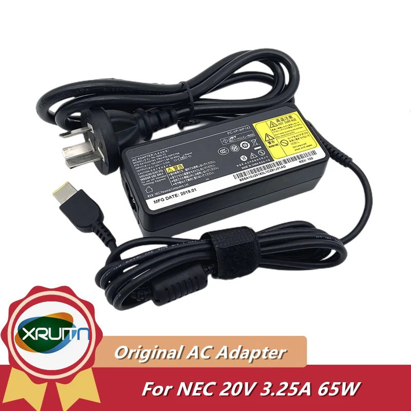 สําหรับ NEC HZ550 HZ650 HZ750 แล็ปท็อปของแท้ AC Adapter Charger 20V 3.25A 65W ADP-65FD E OP-520-7642