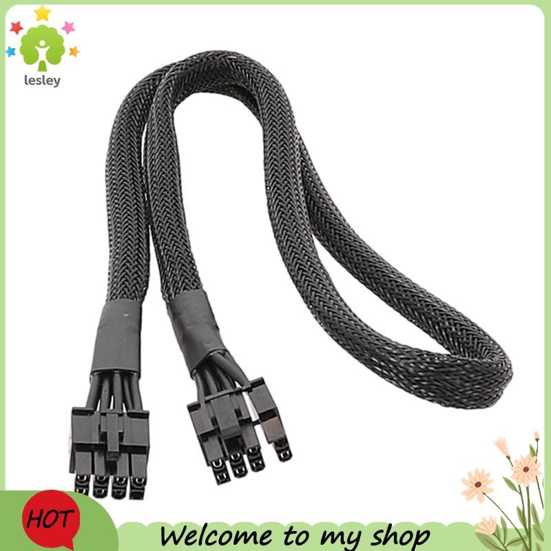 lesleyGPU PCIe 8PIN สายไฟสําหรับ A750GL ATX3.0 GPU 8PIN สายไฟ 60 ซม.