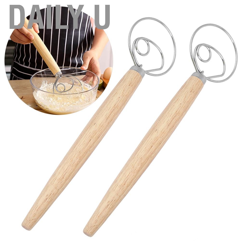 Daily U U-TH 2 PCS Dough Blender Mixer สแตนเลสมือเค้กขนมปังขนมแท่งสำหรับพิซซ่าคุกกี้เกี๊ยวพิซซ่า