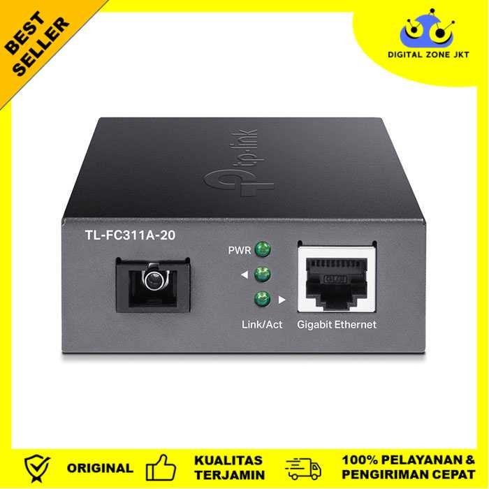 TP-LINK Omoda FC311A-20 FC311B-20 Gigabit WDM Media Converter Single [โซนดิจิตอล JKT]