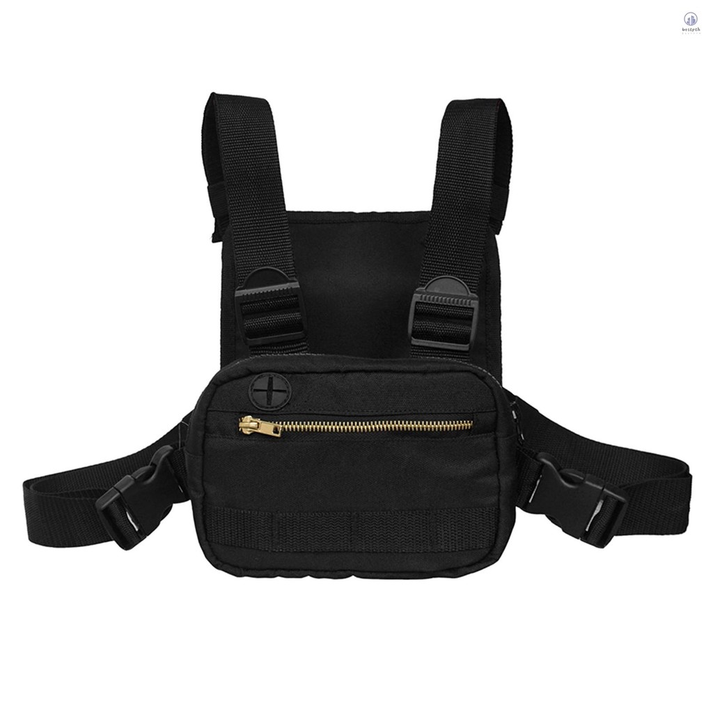 มัลติฟังก์ชั่น Chest Rig สำหรับการถือโทรศัพท์มือถือและของใช้จำเป็น เหมาะสำหรับกิจกรรมกลางแจ้ง