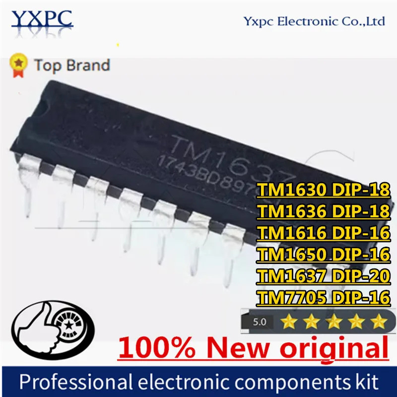1-5PCS TM1637 DIP-20 TM1616 TM1650 TM7705 DIP-16 TM1630 TM1636 DIP-18 ทรานซิสเตอร์ภาคสนาม-เอฟเฟกต์