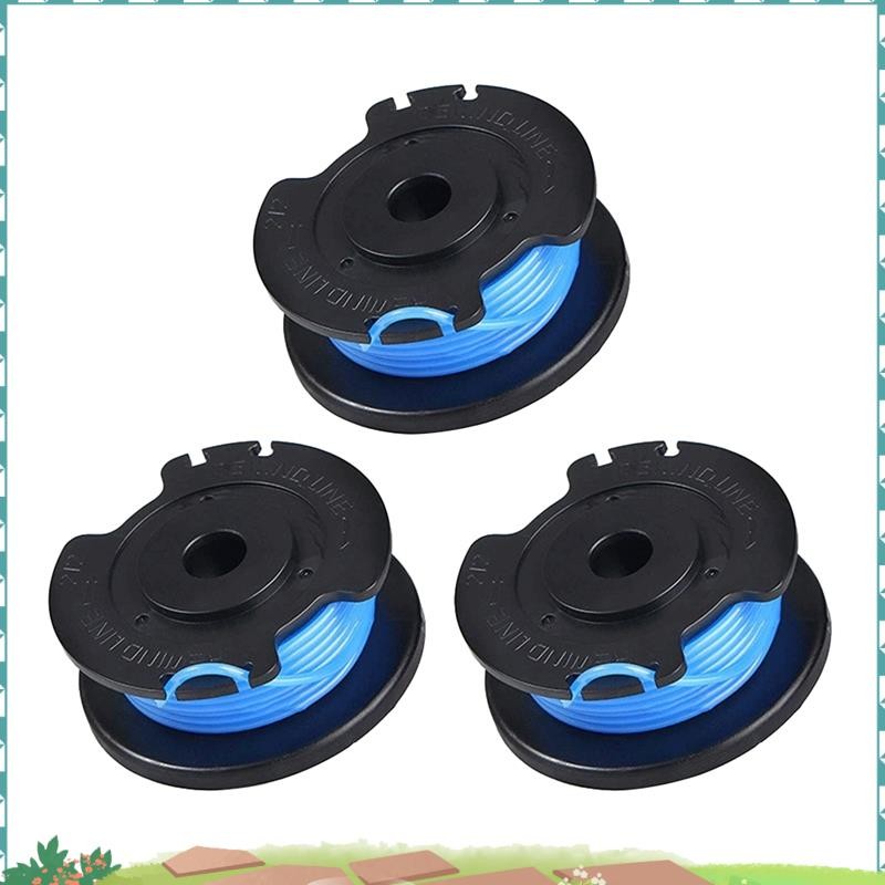 Uejfrdkuwg 3Pack String Trimmer เปลี่ยน Spool Line 29252 29092 สําหรับ Greenworks 20V 24V 40V 80V วั
