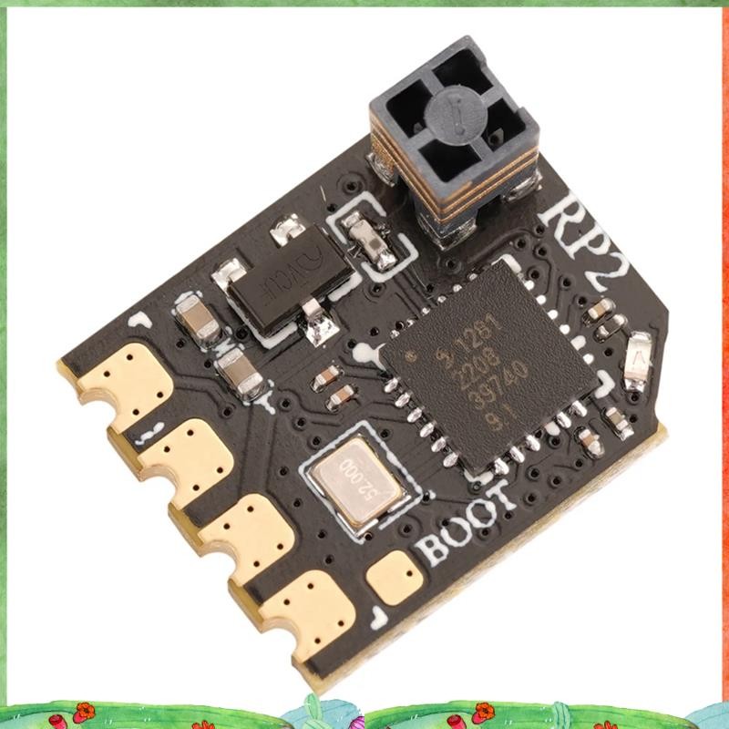 RP2 ตัวรับสัญญาณนาโน PCB สีดําสําหรับรุ่น TX16S TX12 ELRS