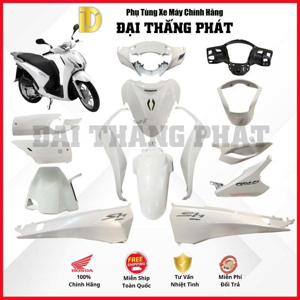 แฟริ่ง SH 125/150cc K01 (2011-2012-2013-2014-2015) - สีขาว - แท้ Honda - DTP35