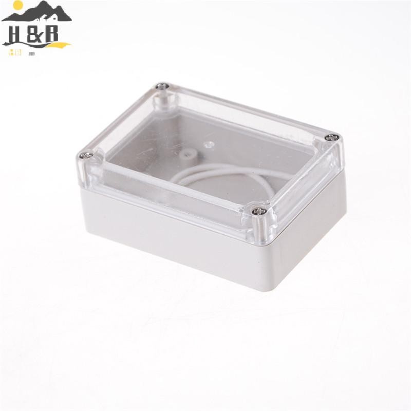 H&B Aug 85x58x33 กันน้ํา Clear Cover สายอิเล็กทรอนิกส์ Project Box Enclosure Case {th}