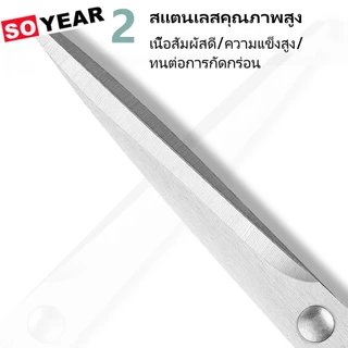 ชุดกรรไกรตัดผม กรรไกรตัดผมระดับมืออาชีพ สแตนเลสคุณภาพสูง พร้อมกรรไกรซอยและหวี ชุด 3 ชิ้น