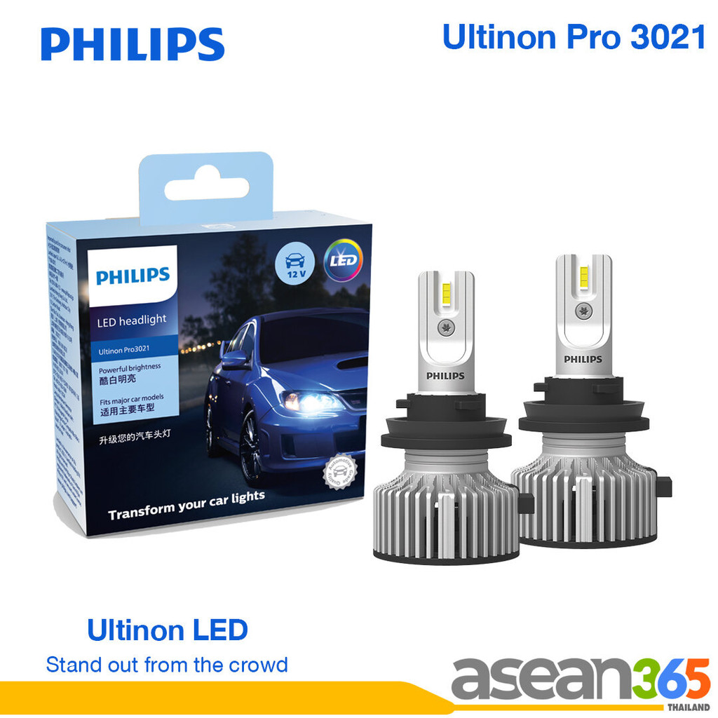 Philips Ultinon Pro3021 หลอดไฟ LED หัวรถยนต์
