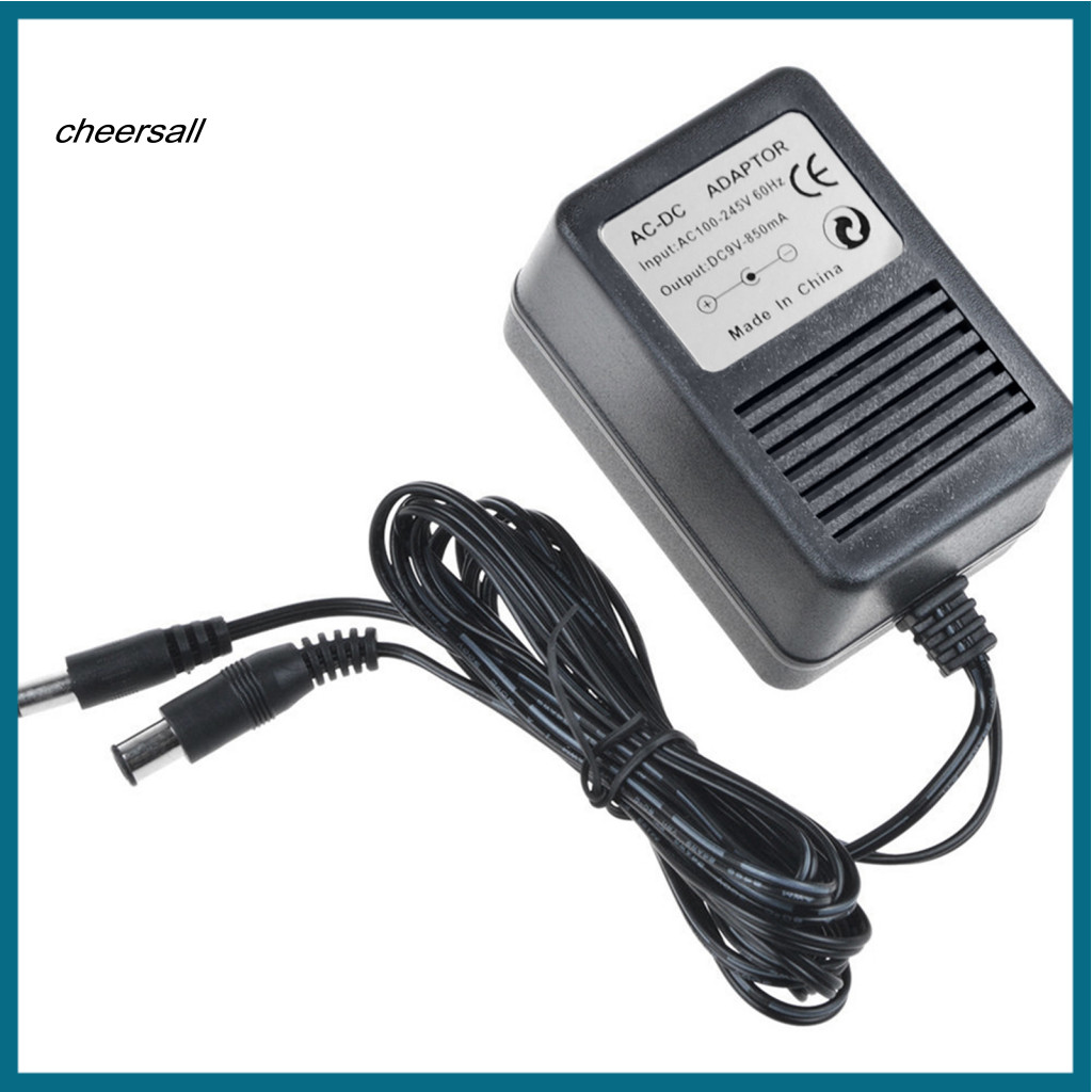 เชียร์| อะแดปเตอร์จ่ายไฟเครื่องชาร์จ AC 9V สําหรับไดรฟ์ Nintendo SNES Sega Genesis Mega