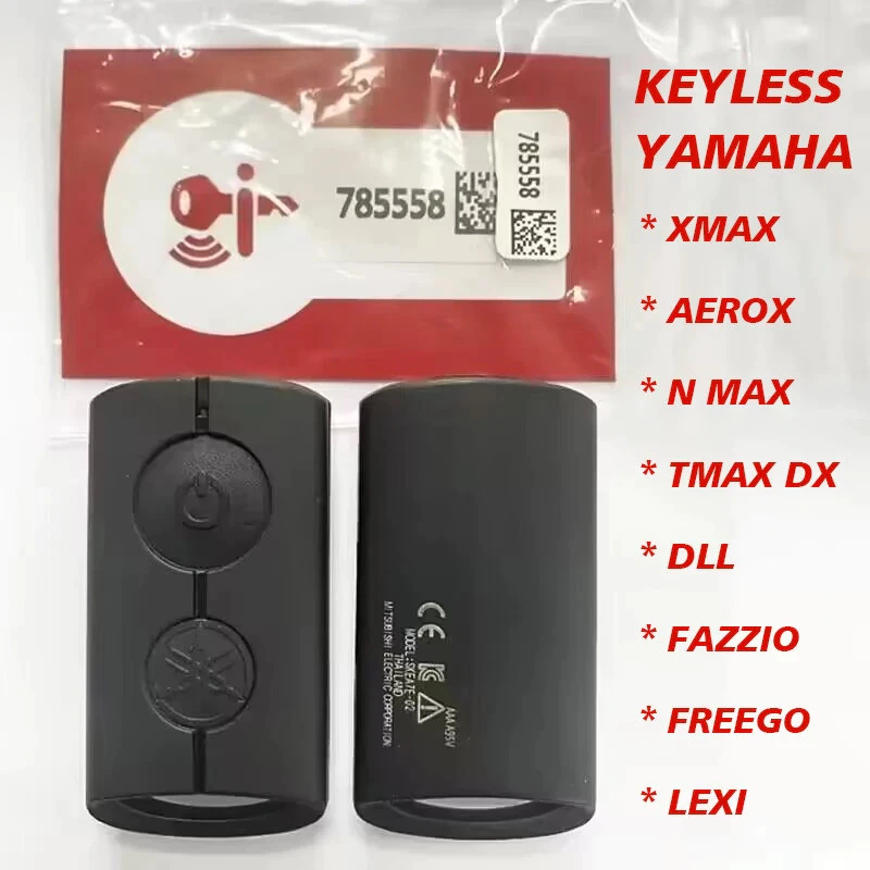 Yamaha Original Remote Keyless สมาร์ทคีย์ 434Mhz รถจักรยานยนต์สําหรับ Yamaha Aerox Fazzio Freego Xmax Filano Lexi Nmax 2