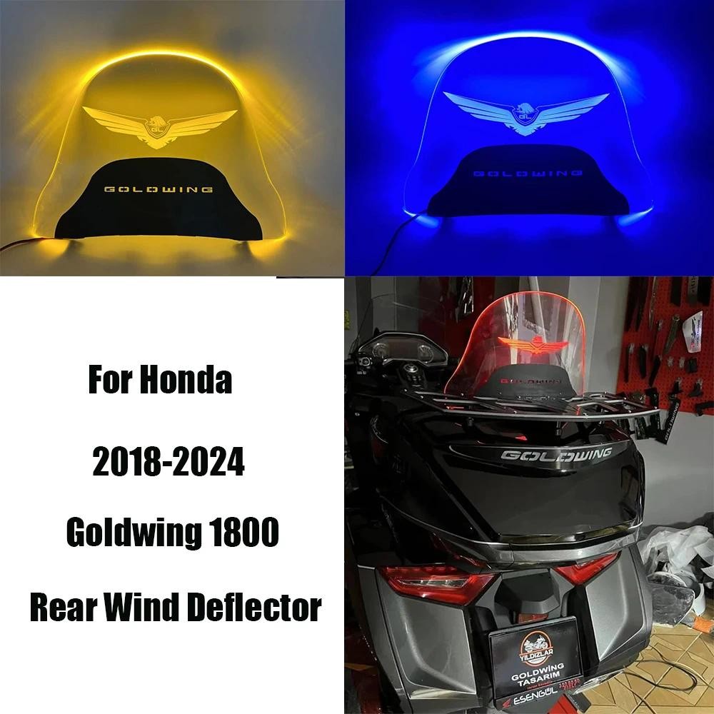 สําหรับ Honda Goldwing 1800 Gold Wing GL1800 Moto ด้านหลังกระจกกระจก LED Light Honda Goldwing GL1800