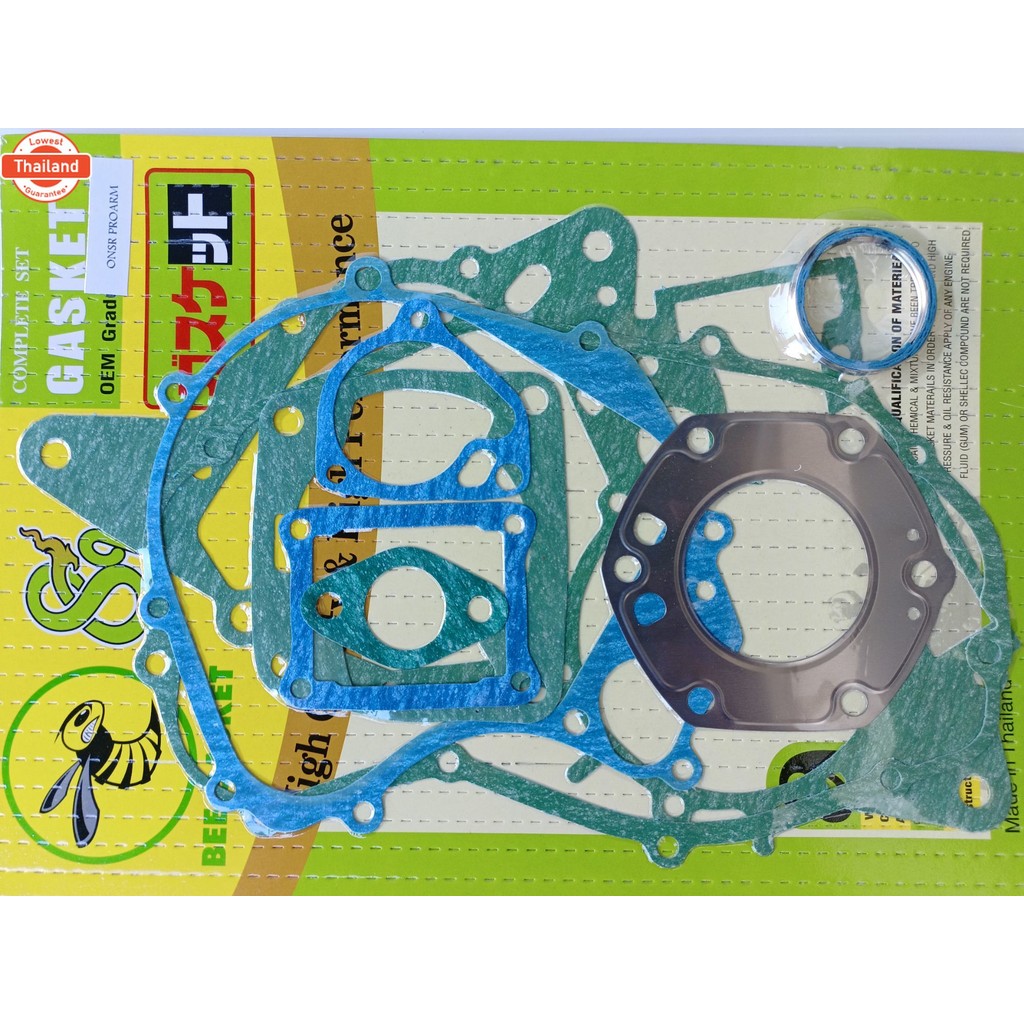 ประเก็นชุดใหญ่ NSR-150-NSR-PROARM ประเก็นชุดใหญ่ NSR-150-NSR-PROARM งานเกรดAตราผึ้ง