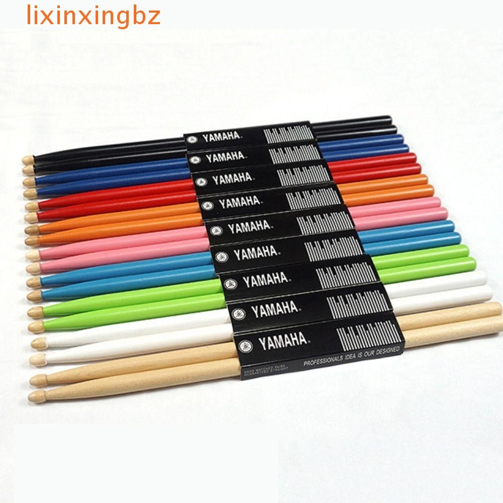 LIXINXINGBZ Drum Sticks,ไม้Teardrop Head Drumsticks,เครื่องดนตรีที่มีสีสัน 5A/7A Professional 5A/7A 