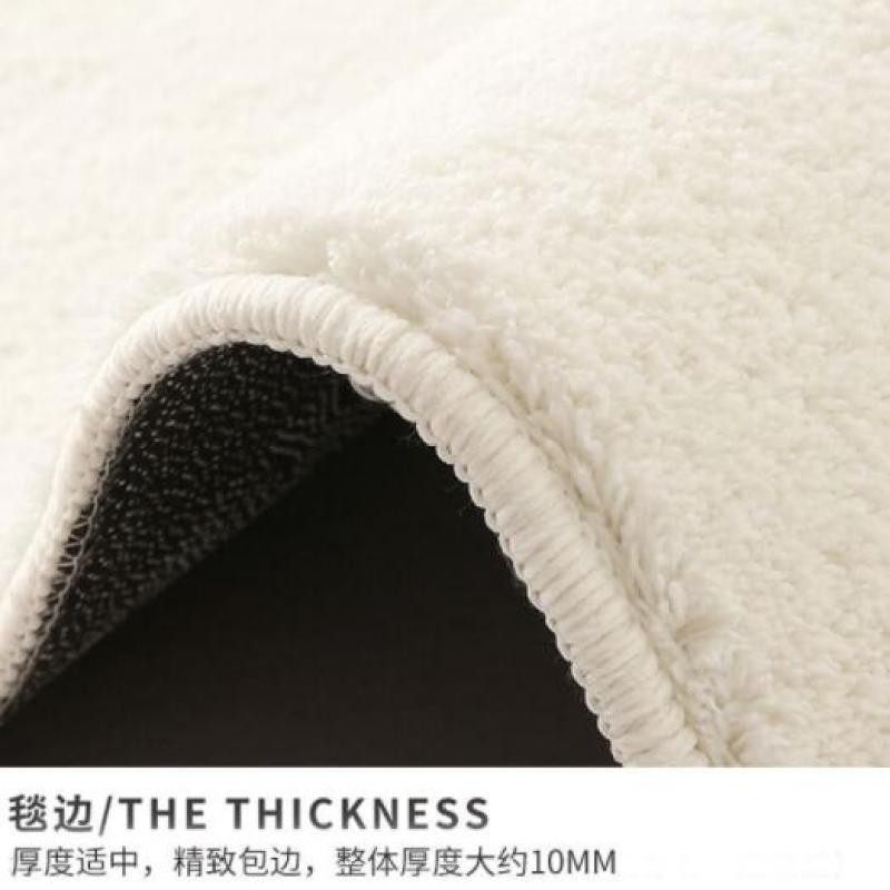 อิน สไตล์กระดานหมากรุกห้องน้ําดูดซับเสื่อปูพื้นห้องน้ําลื่นประตูเสื่อแคชเมียร์ห้องนอนข้างเตียงผ้าห่ม - รูปที่ 3