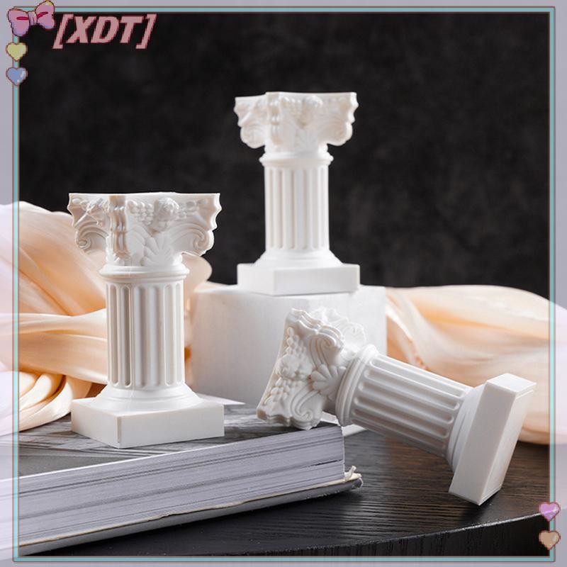 XDT เสาโรมันคอลัมน์กรีกรูปปั้นแท่นเชิงเทียนหุ่นประติมากรรมในร่มบ้าน Dinning Room สวนทิวทัศน์ตกแต่ง K