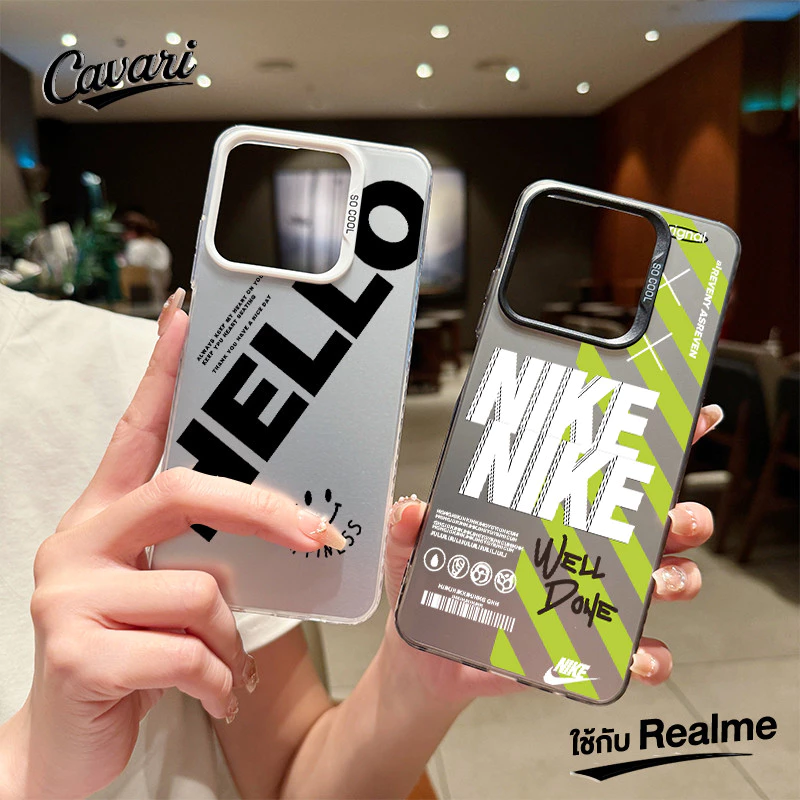 เคสโทรศัพท์ Realme C53 C35 C20 C30 C55 C12 C11 C51 C21 6i 5 8i 7i C15 C67 C25 C25Y ตัวอักษรสไตล์ยุค โทรศัพท์ จัดส่งจากปร