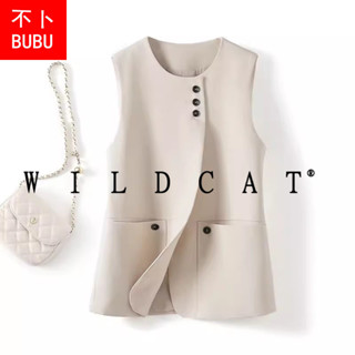 เสื้อกั๊กลายภายในสำหรับผู้หญิง สไตล์หรูหรา 핏เรียว เหมาะกับฤด…