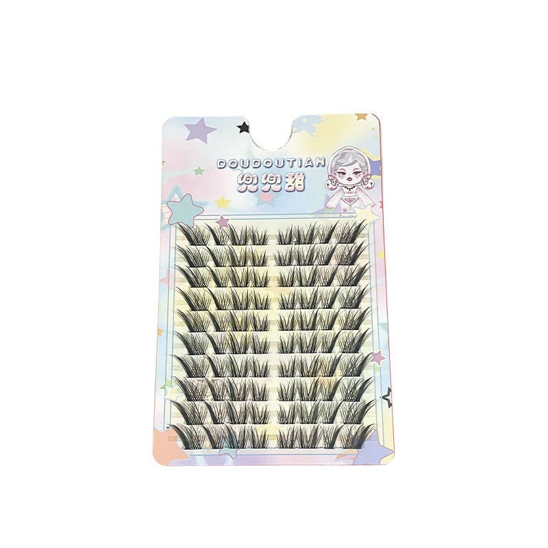 DOUDOUTIAN Fox Series ขนตาปลอมบินแนวทแยงหนาจําลอง Grafting Mirroring Smart - รูปที่ 7