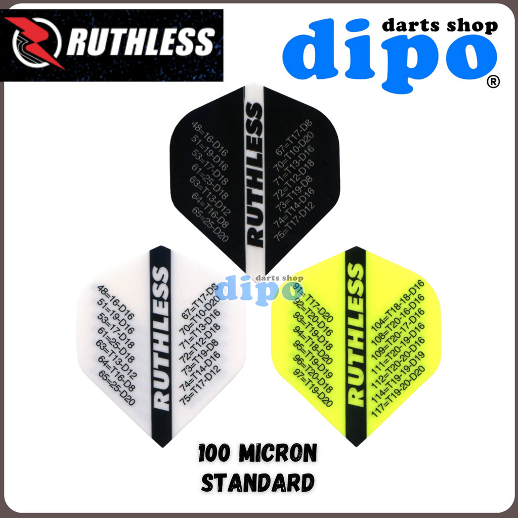 Ruthless Flight Checkouts  Standard - RUTHLESS Darts Flight