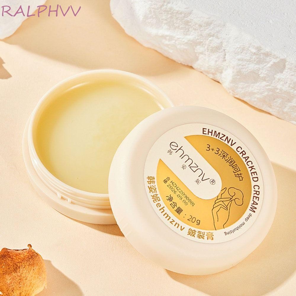 RALPHV Feet Hand Care Cream, Moisturizing Cracked Feet ป้องกันการแตกร้าว Cracked Feet Cream, 20G Hyd