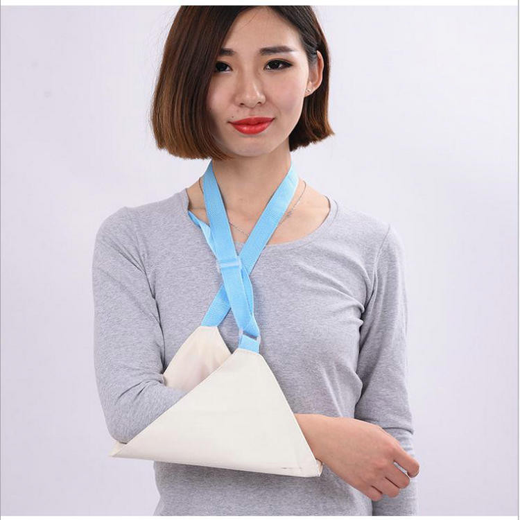 现货现发骨折前臂吊带手臂手腕吊带胳膊固定护具肘关节支具支架代石膏夹板fracture forearm sling arm wrist sling arm fixationluozukun093th20