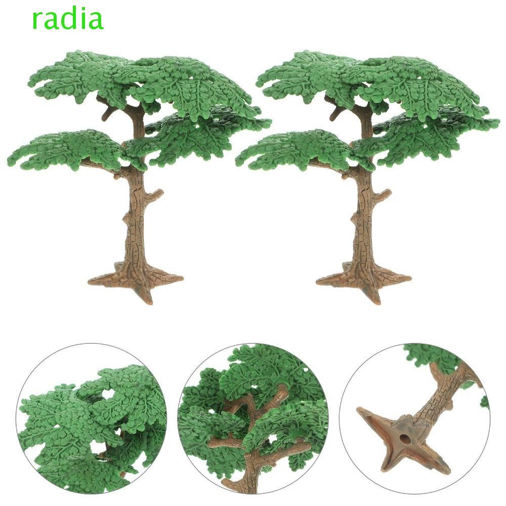 RADIANTZAP จําลอง Cypress,พลาสติก Mini Coconut Tree,สวนเครื่องประดับ Cypress Pine Trees Vivid ภูมิทั