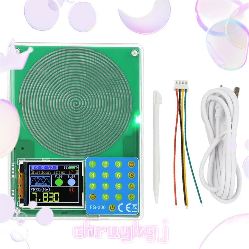 FG-300 DDS เครื่องกําเนิดสัญญาณ 0.001Hz-200KHz เครื่องกําเนิดสัญญาณหน้าจอสี 1.8 นิ้ว Sine Wave Squar