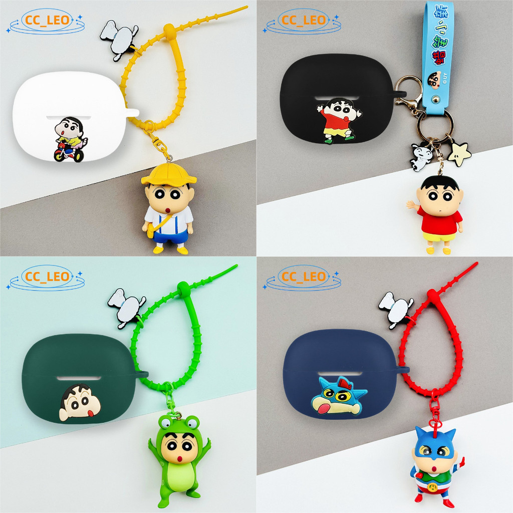 For JEEP EW011 Case Silicone Soft Case Suitable for JEEP EW011 Cartoon Crayon Shin-chan Keychain Pen