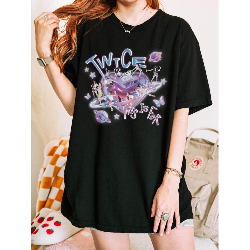เสื้อยืด Twice This Is For เสื้อยืด Twice World Tour 2025, เสื้อยืด Twice Strategy, ทีม Twice 5th Wo